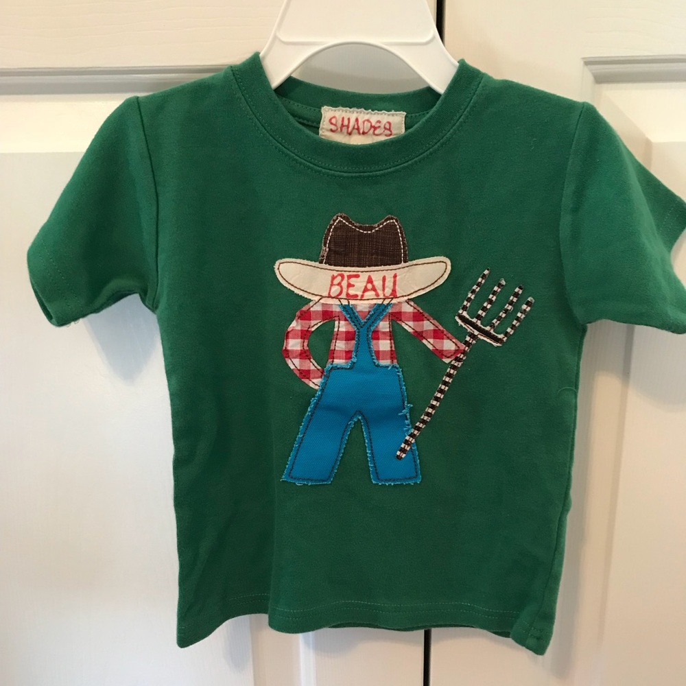 Farmer t shirt for Beau 12-18 months